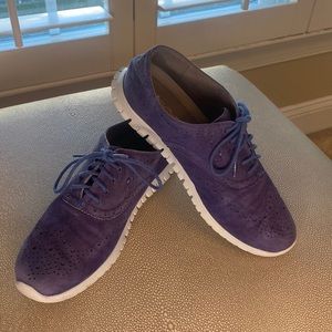 Cole Hahn Zerogrand Wingtip Oxford Blue Sneaker  Size 6.5